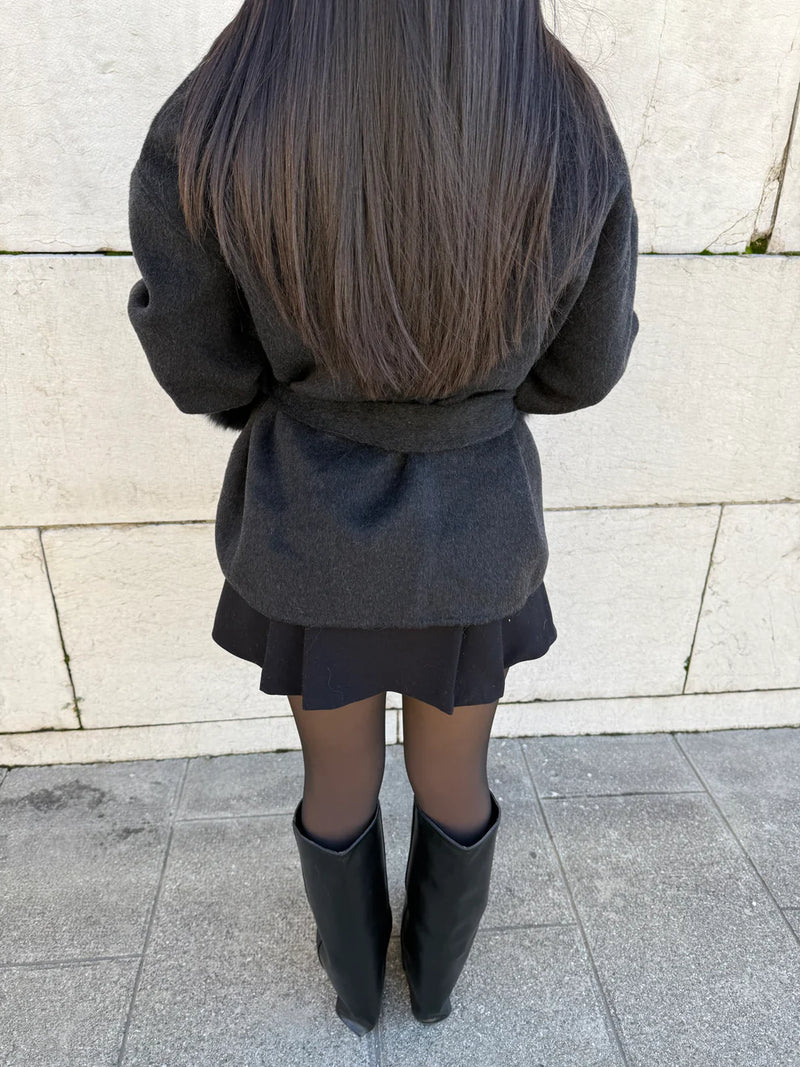 Liora Manteau en Laine Luxe Confort Élégance Incontournable