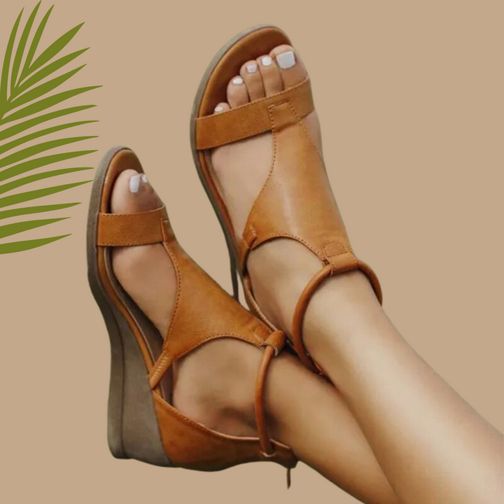 Orthopedic Leather Sandals - MarleyShoes™