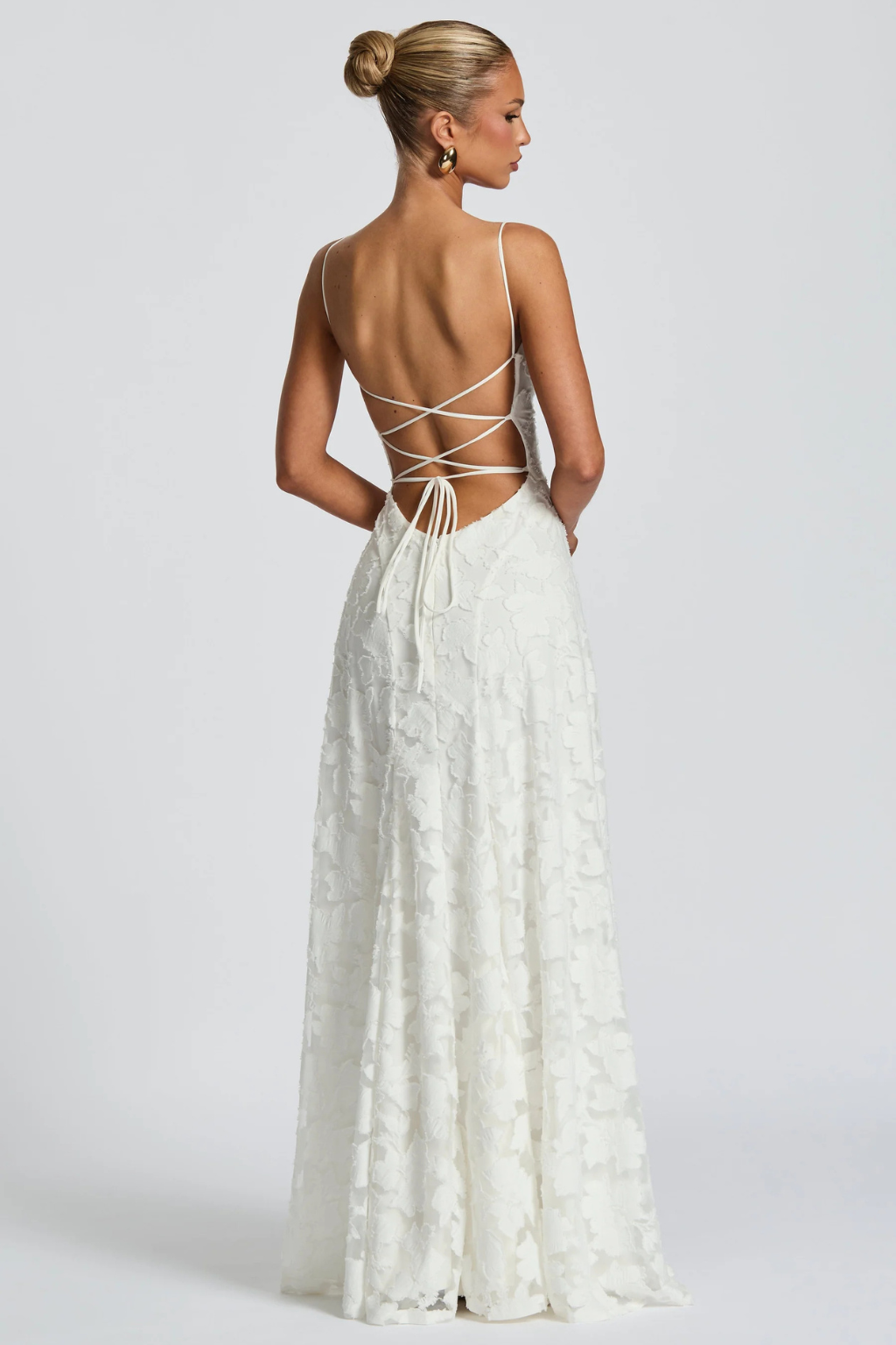 Women's Floral Brocade Cami Maxi Dress – Siopie