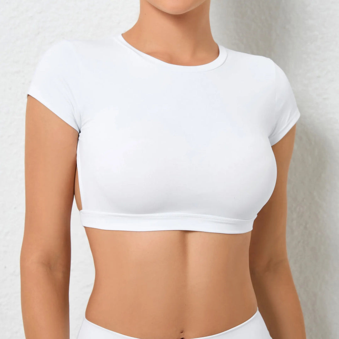 Backless Crop Top - Siopie