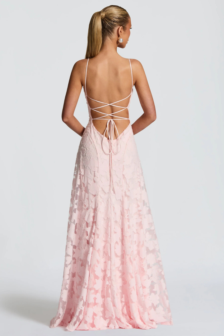 Women's Floral Brocade Cami Maxi Dress – Siopie