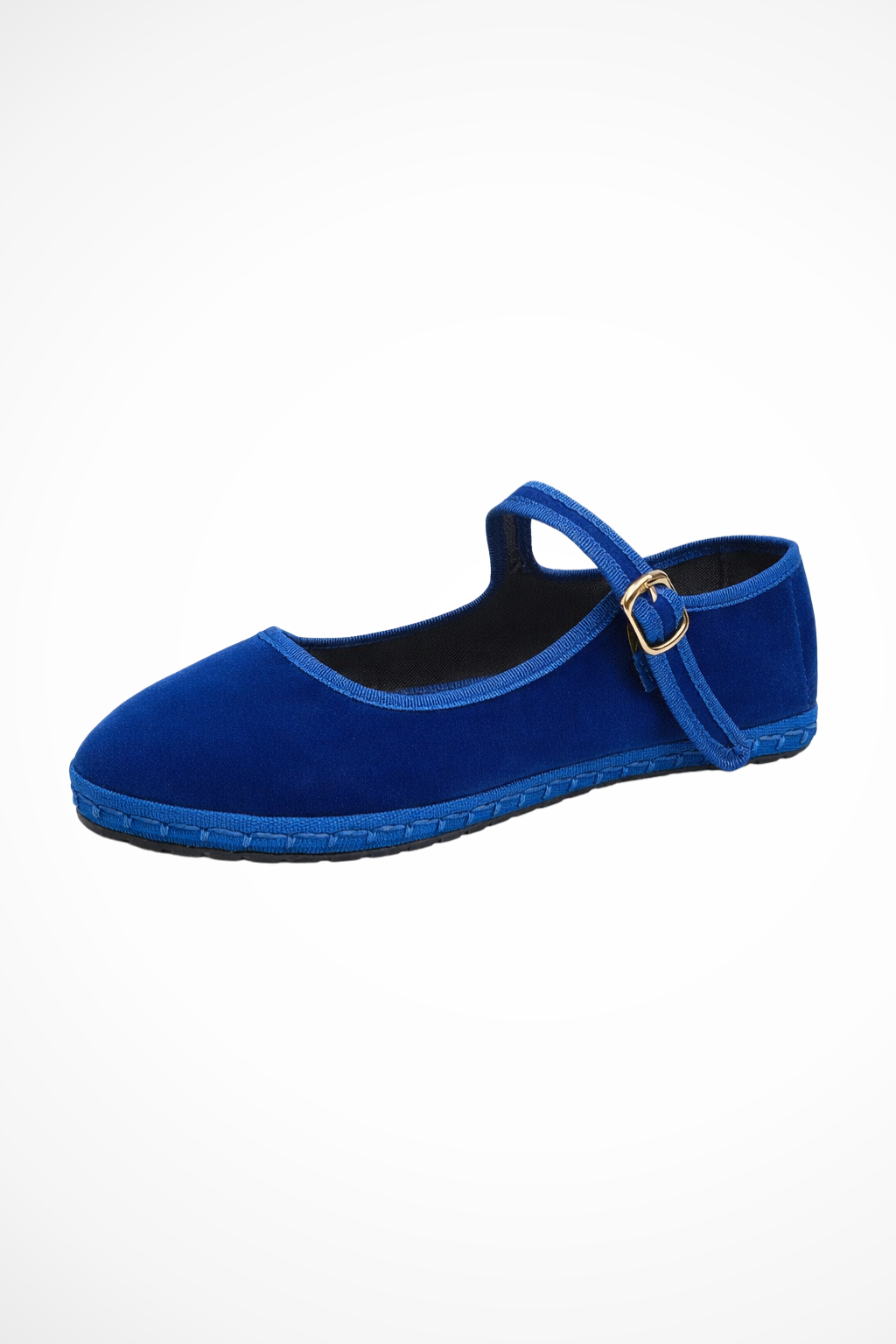 Mary Jane Ballet Flat Shoes Blue – Siopie