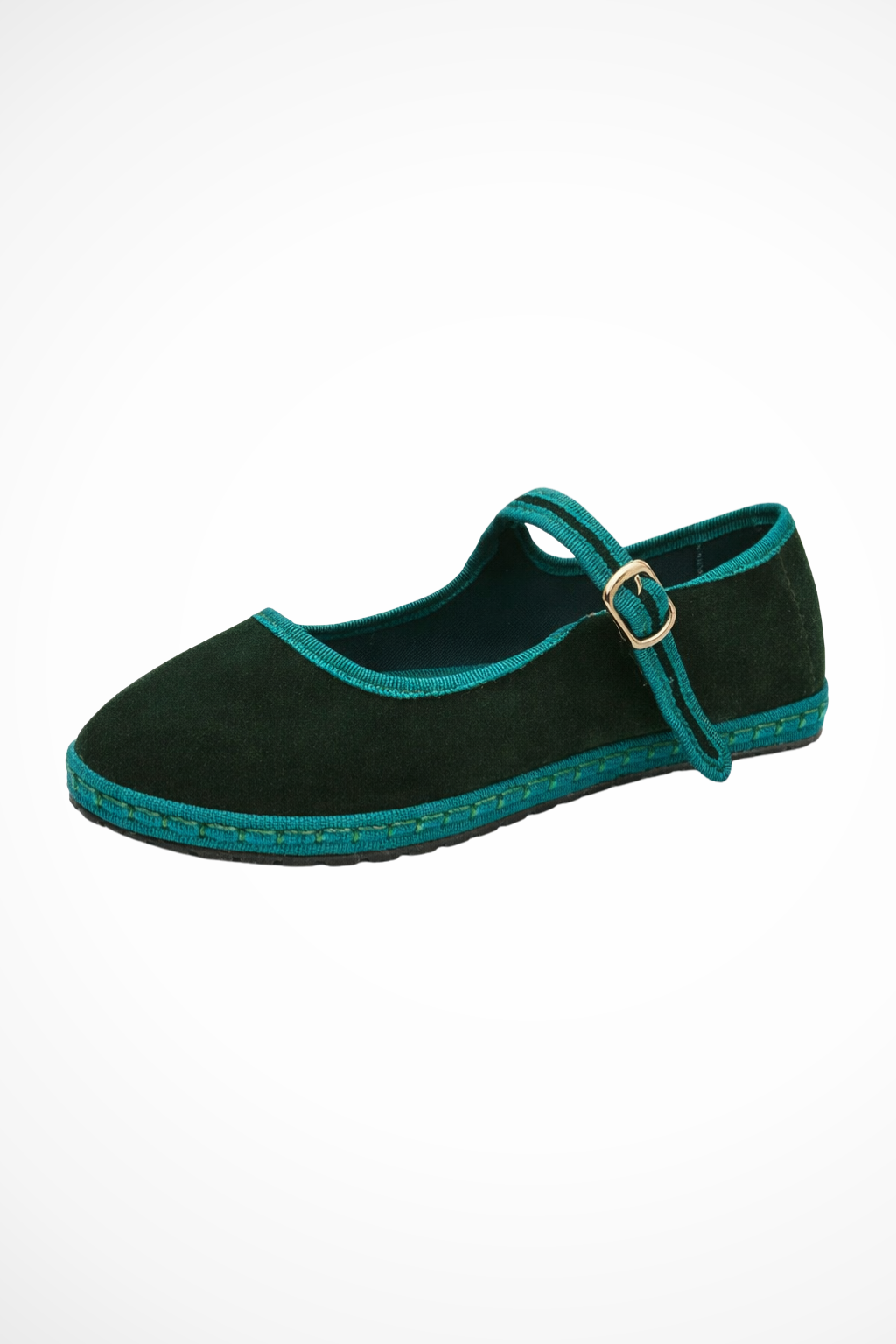 Mary Jane Ballet Flat Shoes Green – Siopie