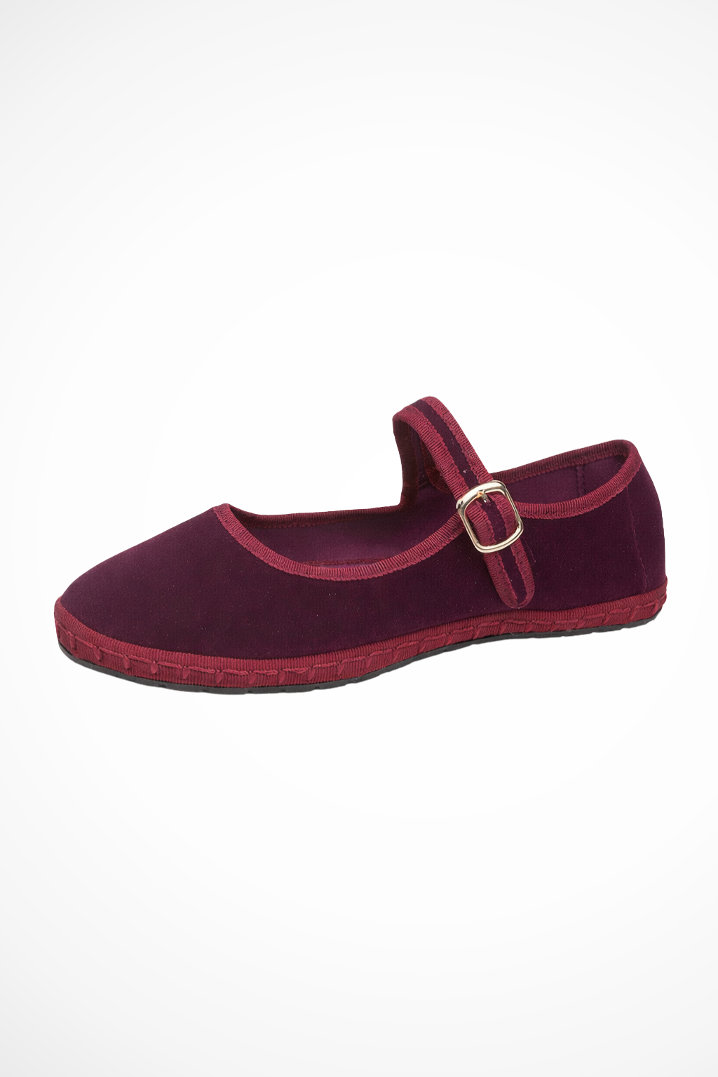 Mary Jane Ballet Flat Shoes Purple – Siopie