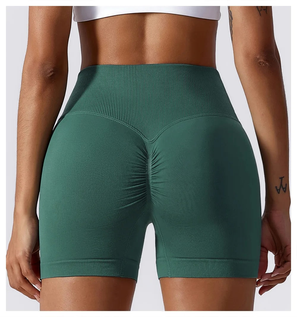 High Waist Scrunch Shorts - Siopie