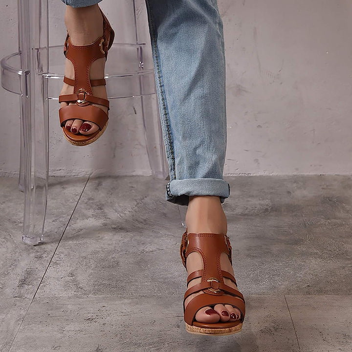 MarleyShoes™ - Orthopedic sandals with heels