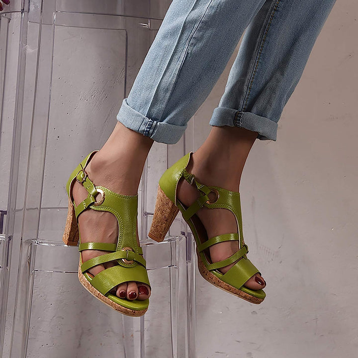 MarleyShoes™ - Orthopedic sandals with heels