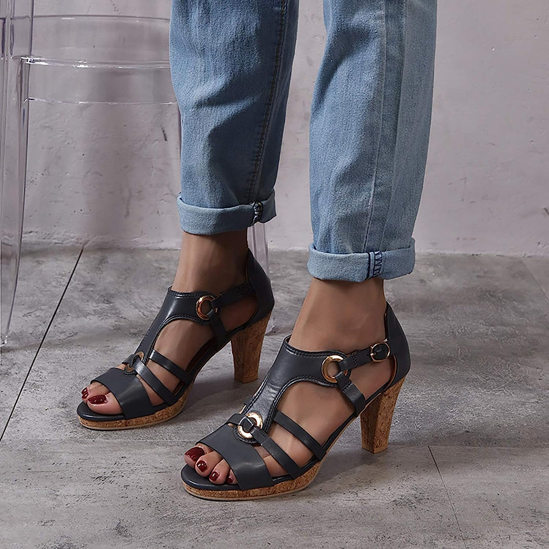 MarleyShoes™ - Orthopedic sandals with heels