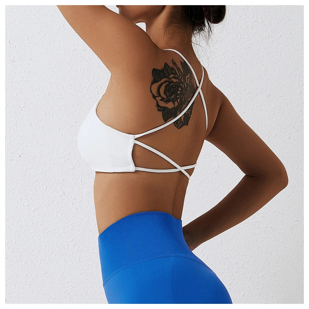 Back Cross Sports Bra - Siopie