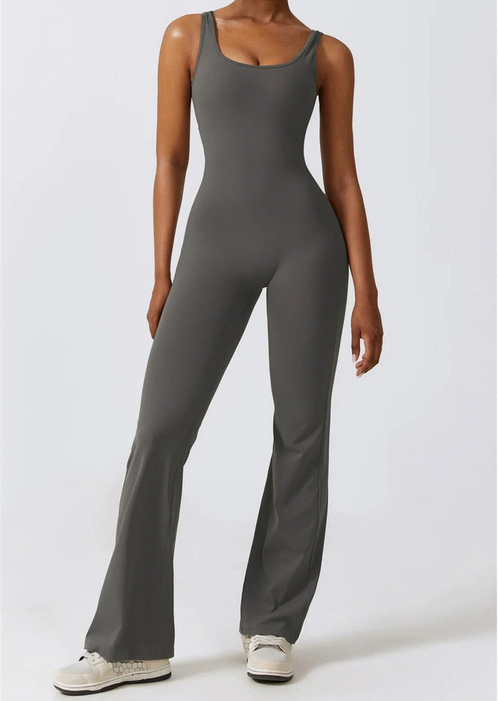 Flare Scrunch Jumpsuit - Siopie