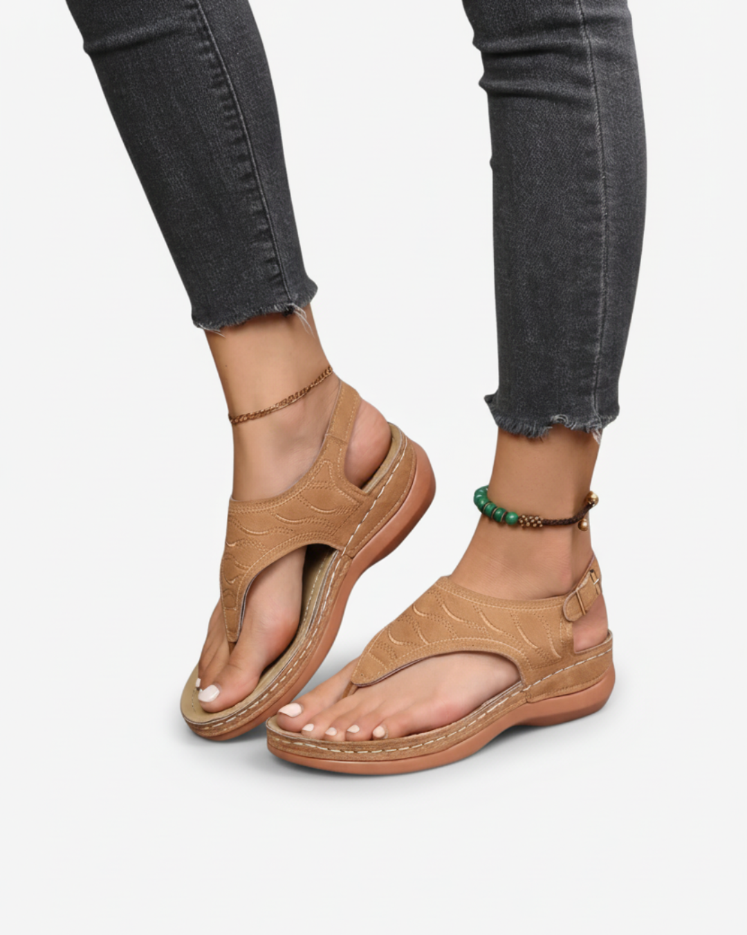 Thong Sandals Women Casual Summer Ankle Strap