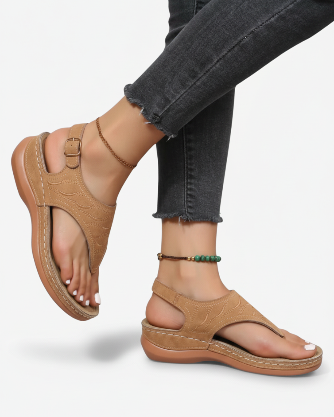 Thong Sandals Women Casual Summer Ankle Strap