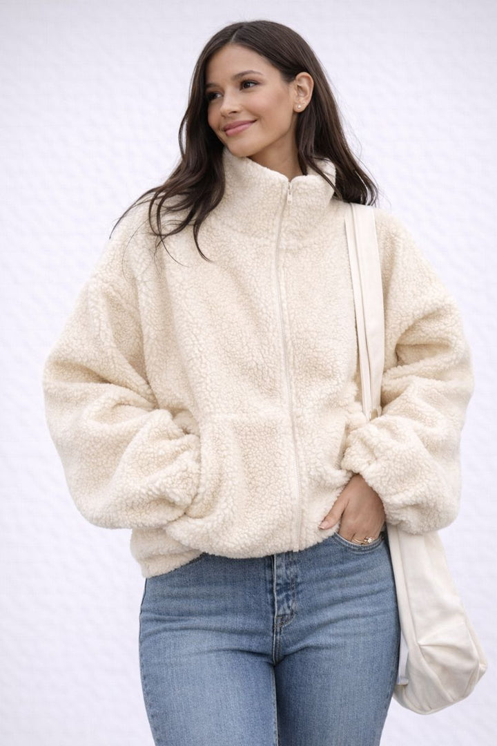 Women’s Wool Jacket with Classic Fit for Warm Everyday Wear