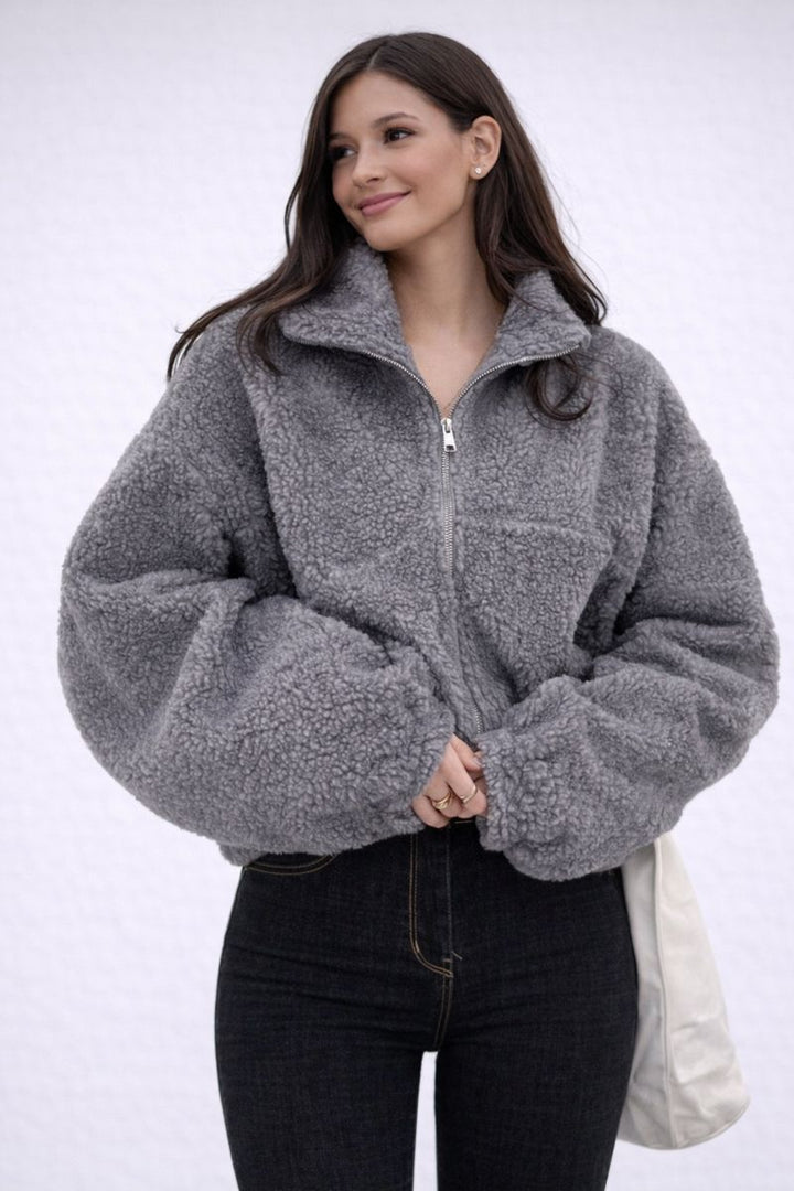Women’s Wool Jacket with Classic Fit for Warm Everyday Wear