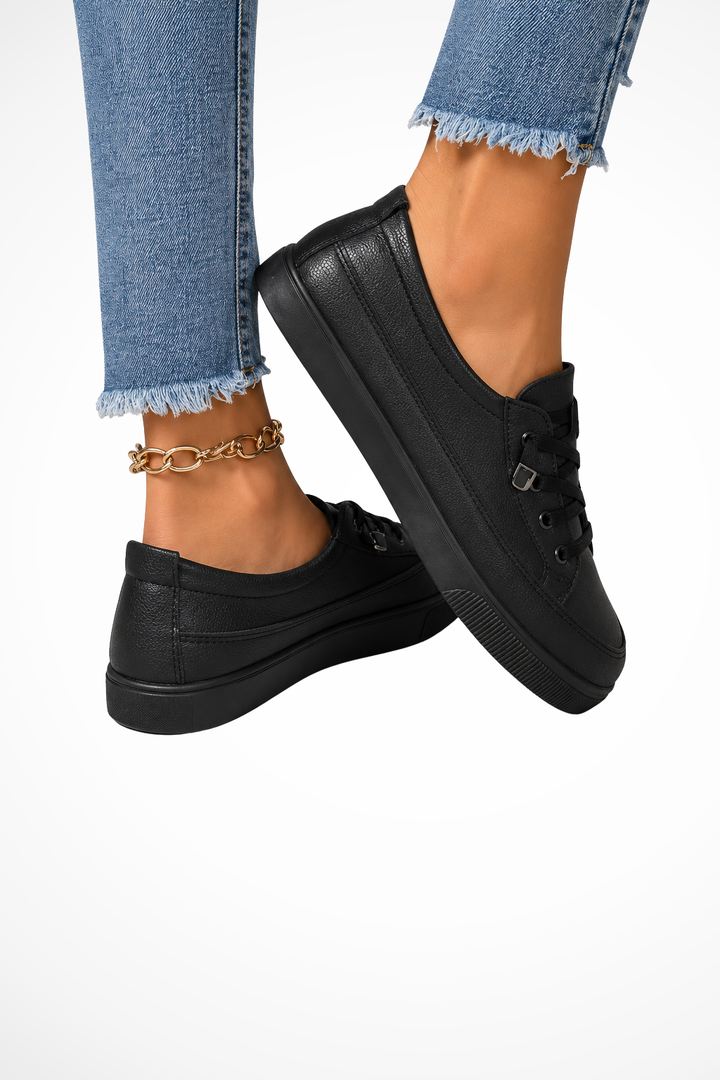 Siopie Lace Up Canvas Orthopaedic Trainers