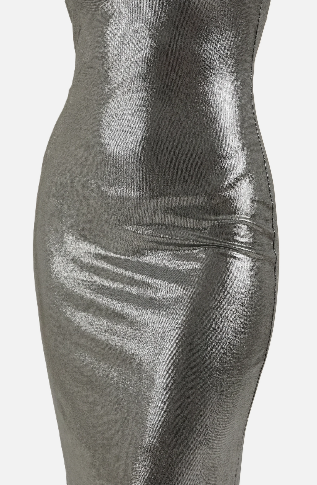Party Dress Metallic Bodycon with Spaghetti Strap Maxi