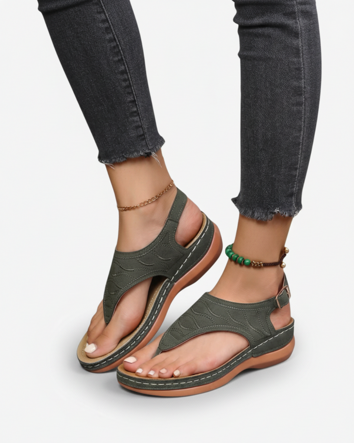Thong Sandals Women Casual Summer Ankle Strap