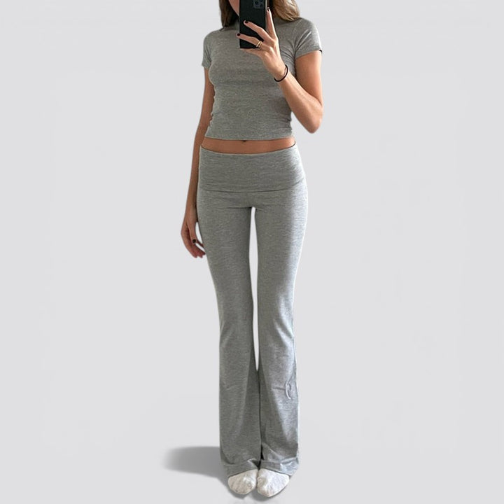 Women’s Cotton Lounge Set – Relaxed Fit Two Piece Casual Outfit