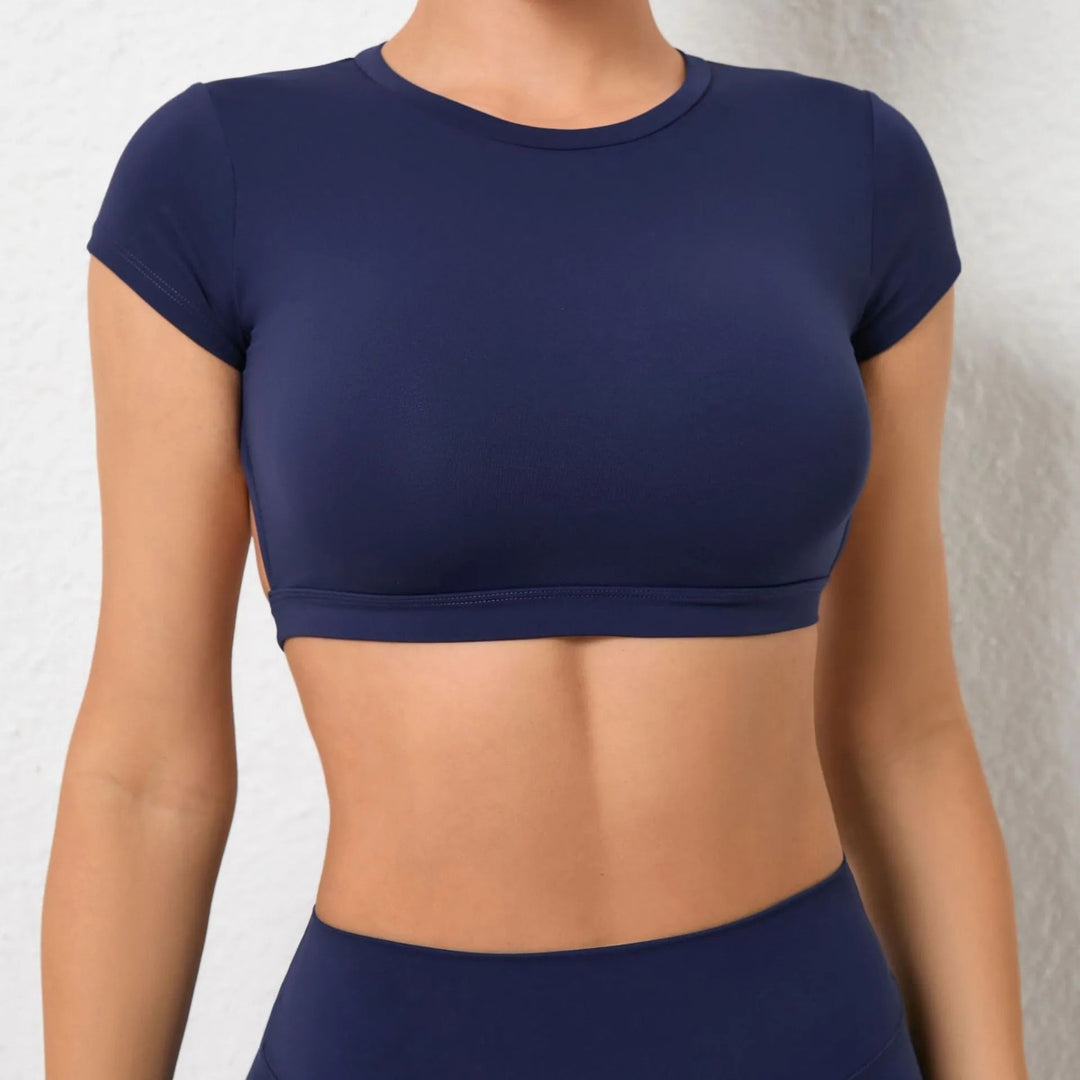 Backless Crop Top - Siopie