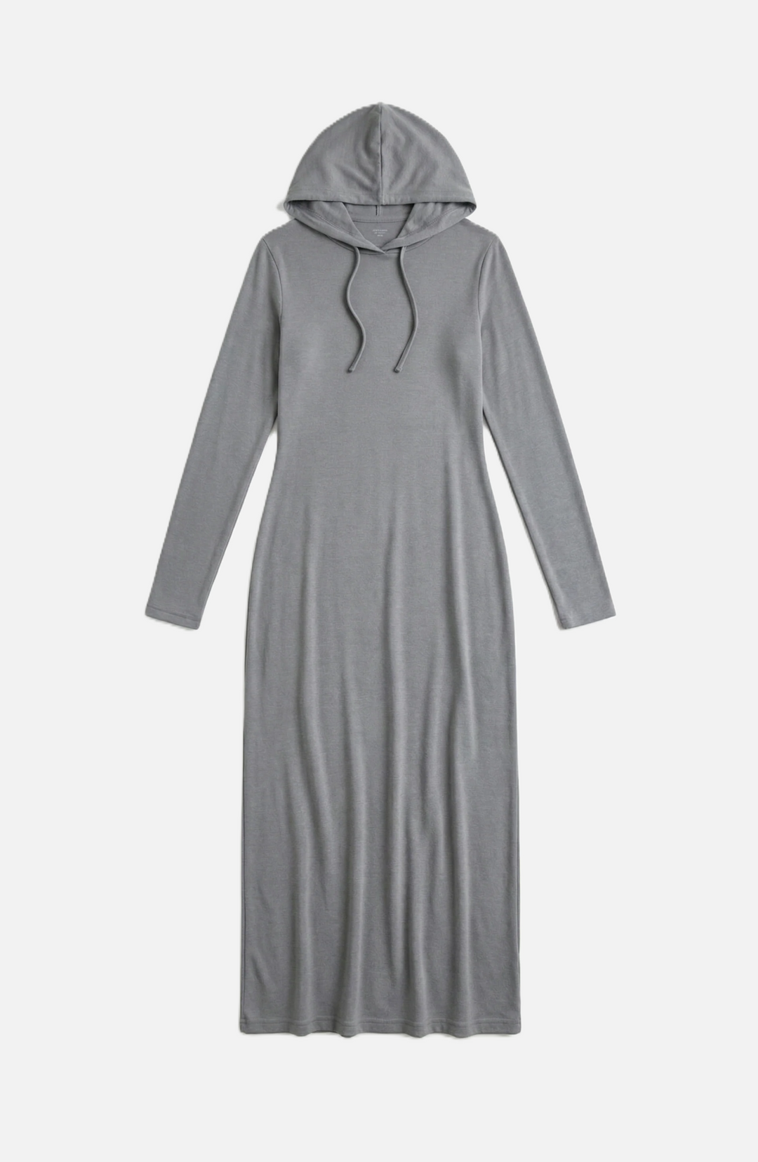 Hooded Bodycon Maxi Dress Long Sleeve Casual Streetwear