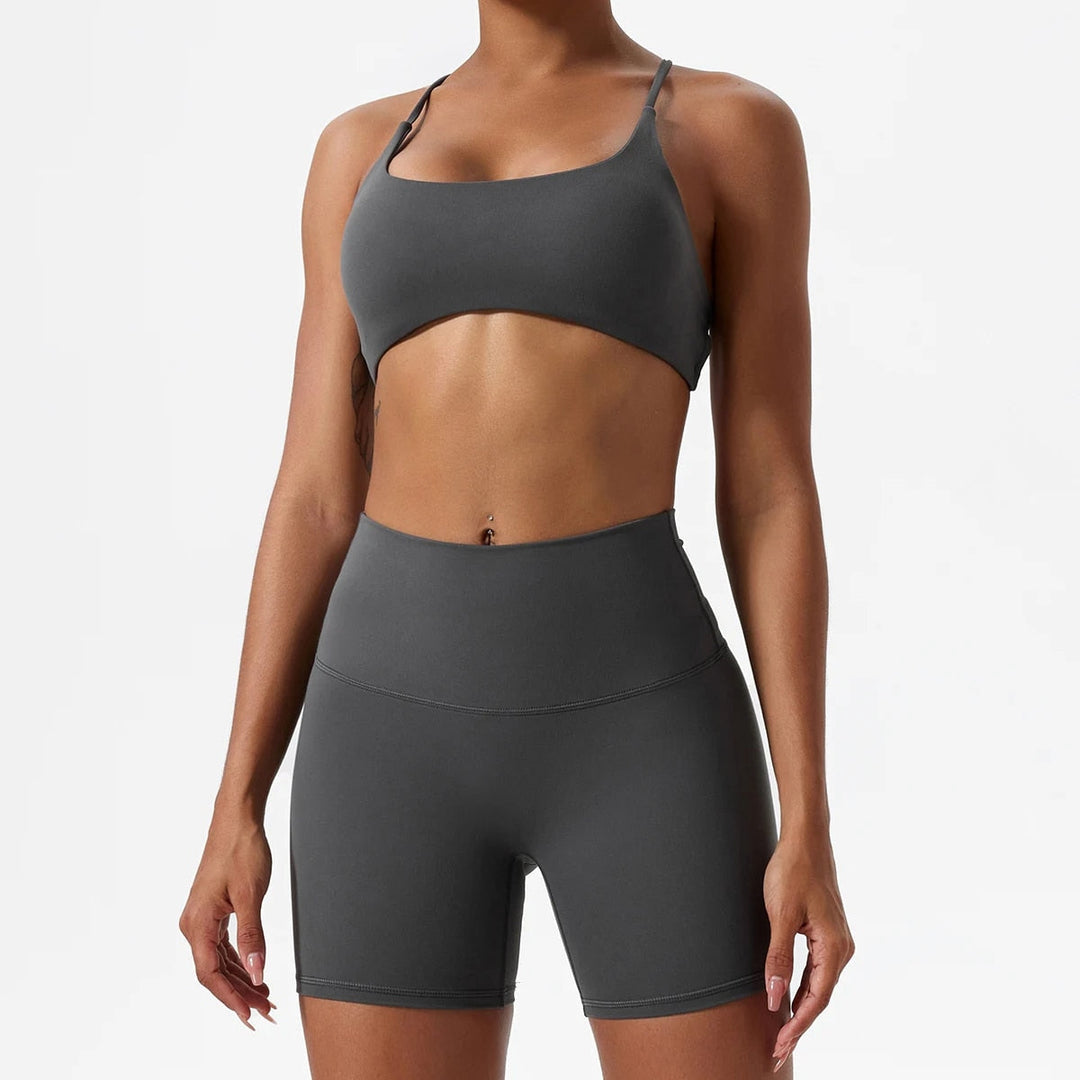 Back Cross Sports Bra - Siopie