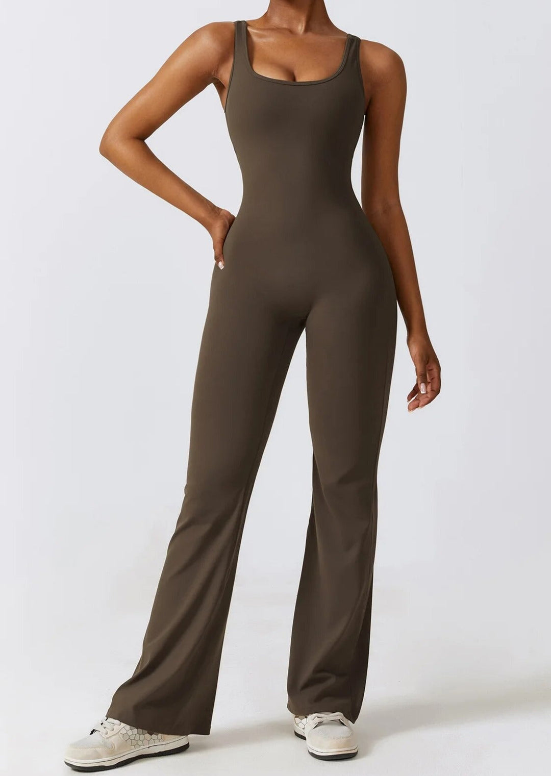 Flare Scrunch Jumpsuit - Siopie