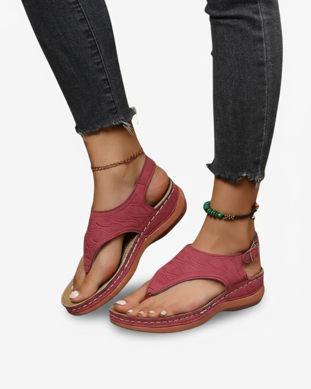 Thong Sandals Women Casual Summer Ankle Strap