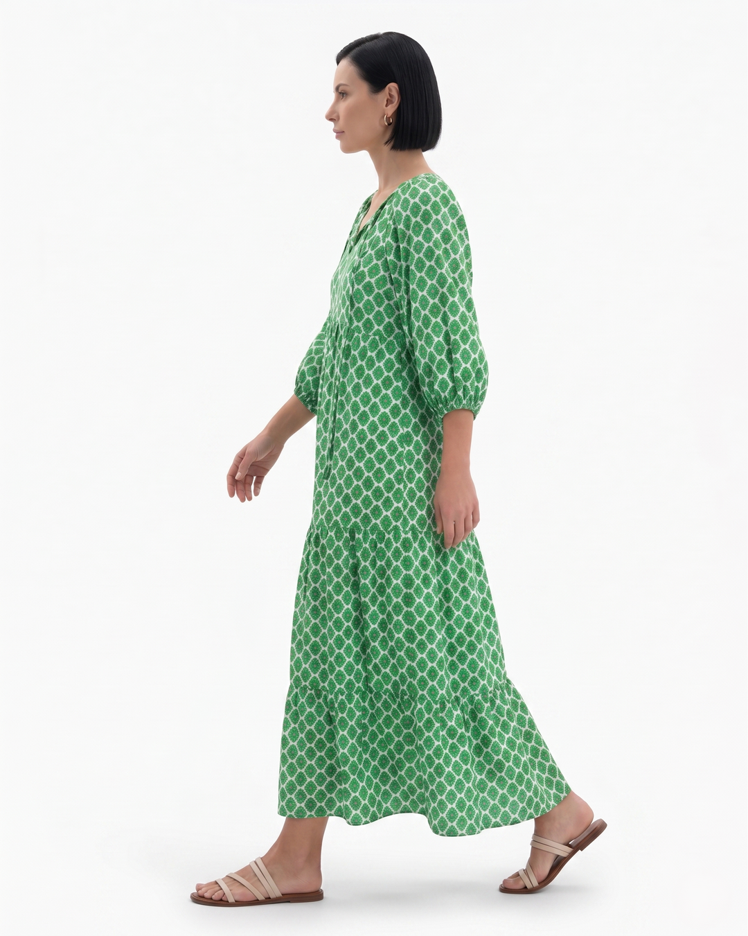 Siopie | Women’s Bohemian Tiered Maxi Dress