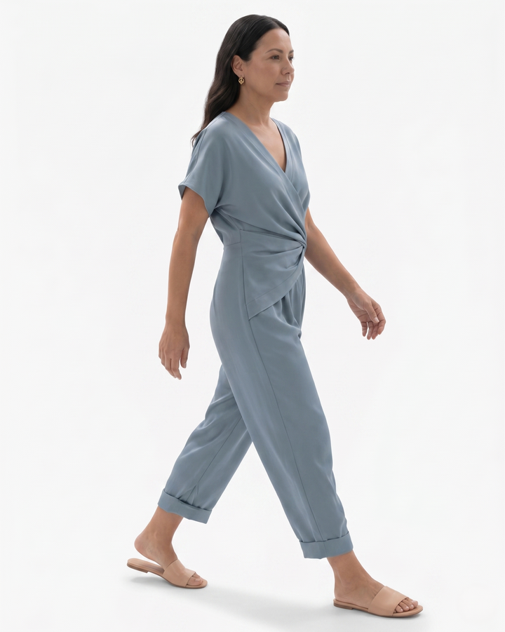 Siopie | Women’s Draped Wrap Two-Piece Set