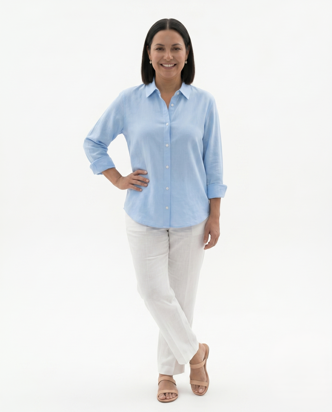 Siopie | Women’s Fluid Tailored Long Sleeve Shirt
