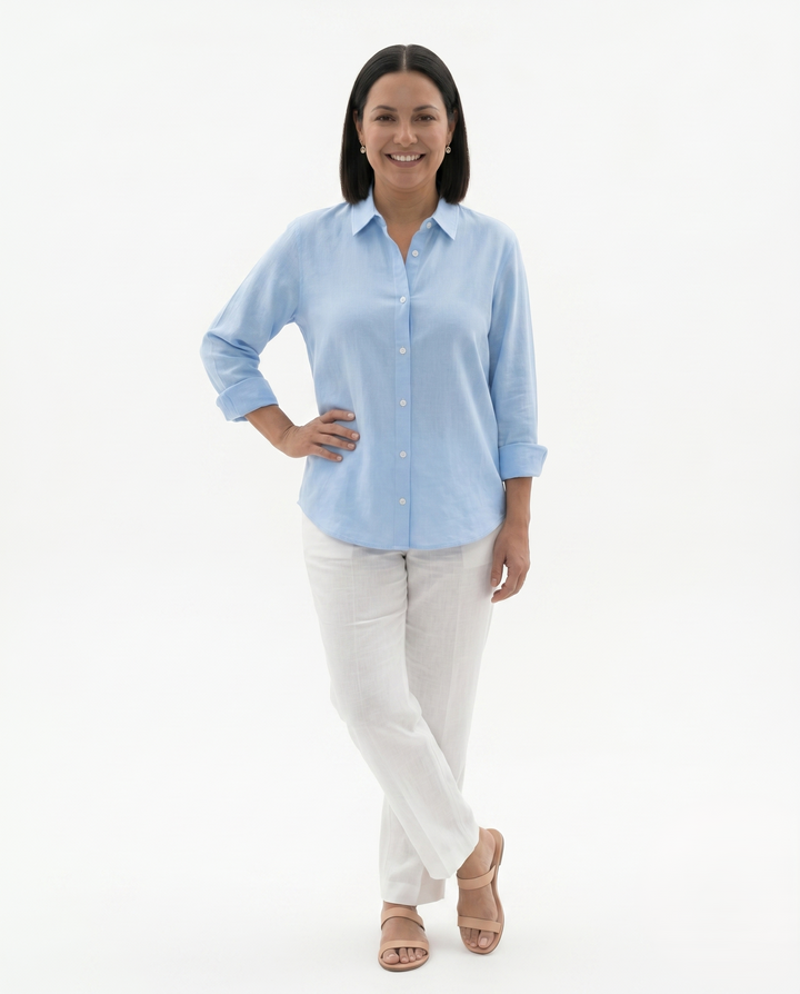 Siopie | Women’s Fluid Tailored Long Sleeve Shirt