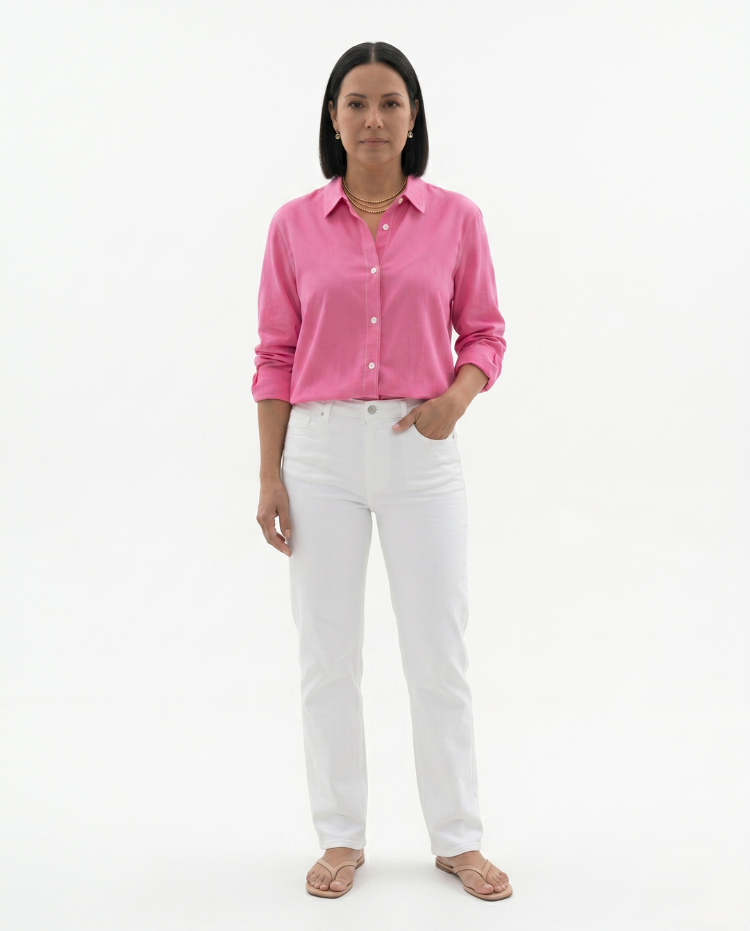 Siopie | Women’s Fluid Tailored Long Sleeve Shirt