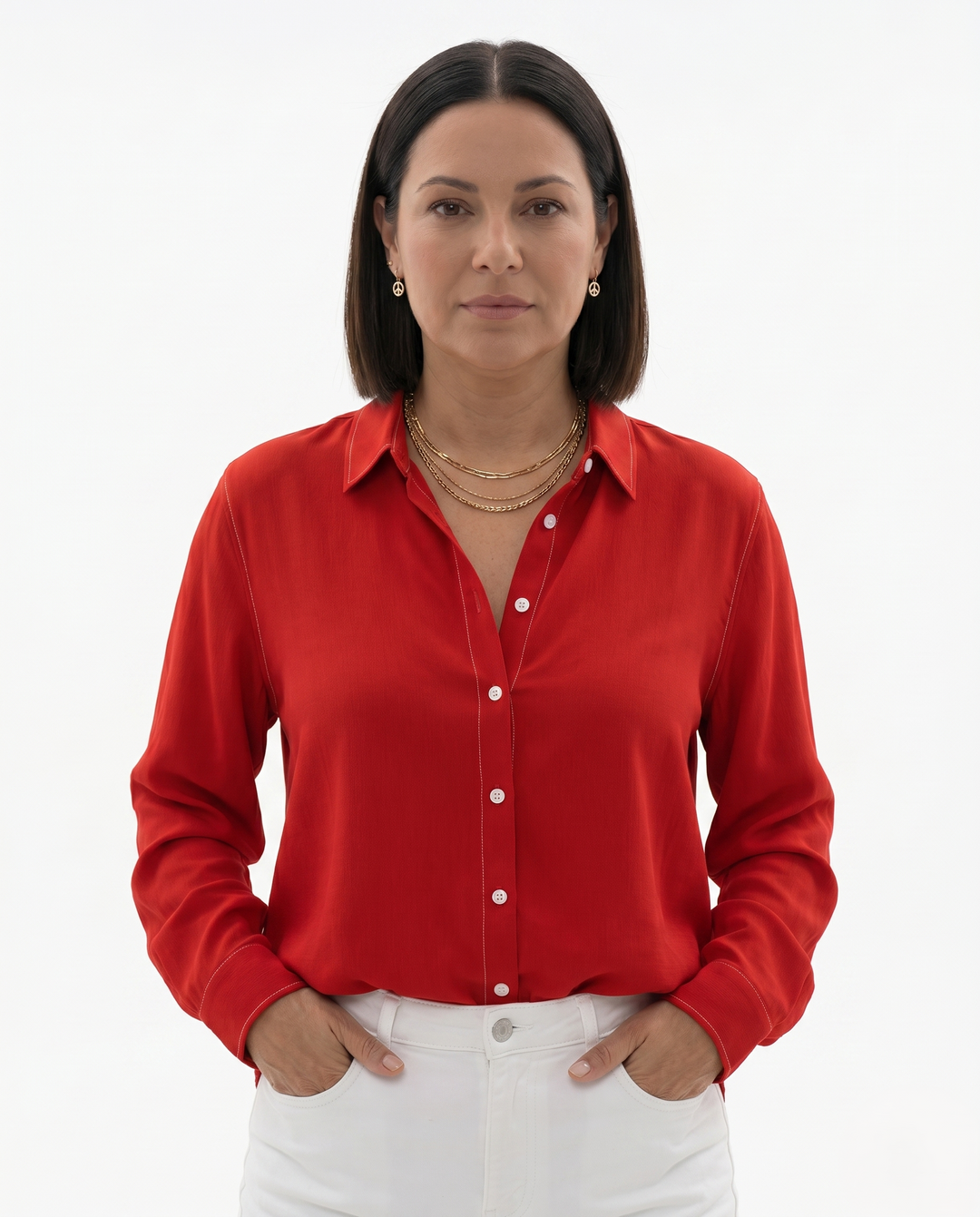 Siopie | Women’s Fluid Tailored Long Sleeve Shirt