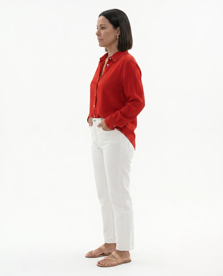 Siopie | Women’s Fluid Tailored Long Sleeve Shirt