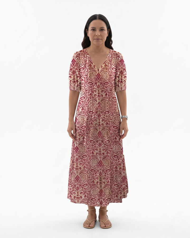 Siopie | Women’s Printed Bohemian Maxi Dress