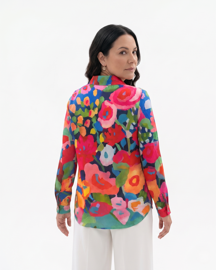 Siopie | Women’s Printed Button Through Blouse