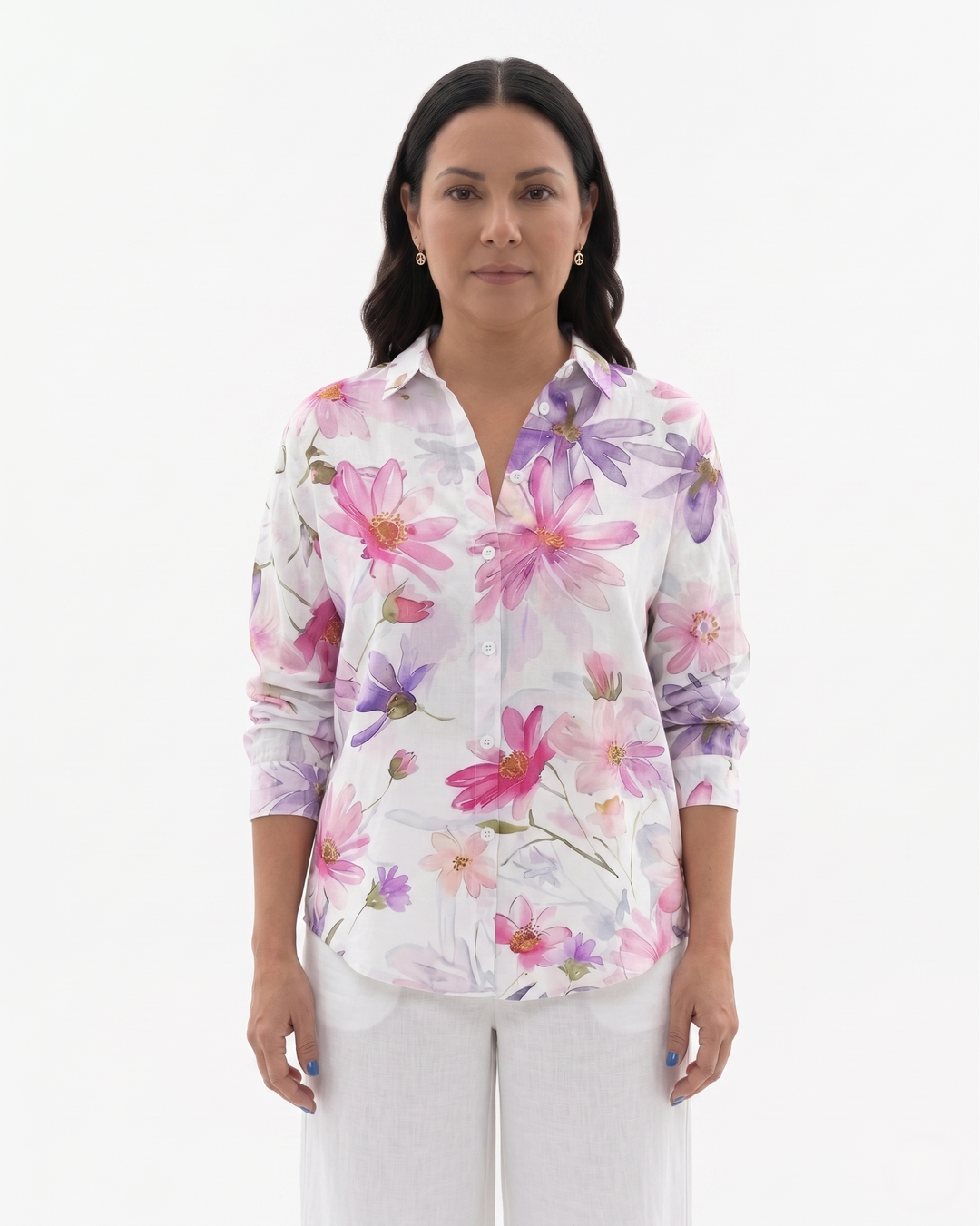 Siopie | Women’s Printed Button Through Blouse