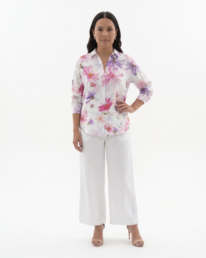Siopie | Women’s Printed Button Through Blouse