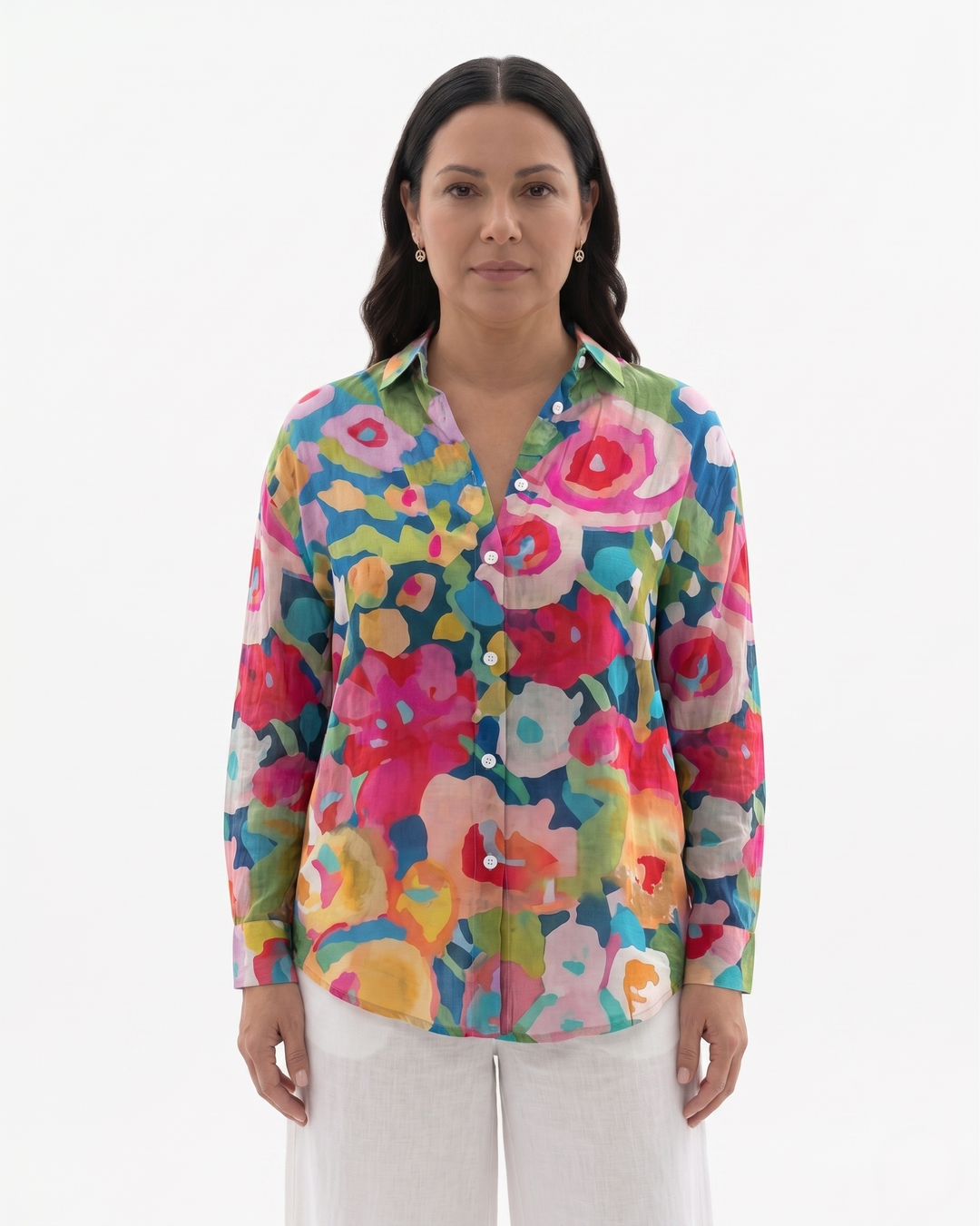 Siopie | Women’s Printed Button Through Blouse