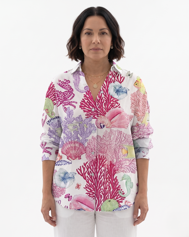 Siopie | Women’s Printed Long Sleeve Shirt
