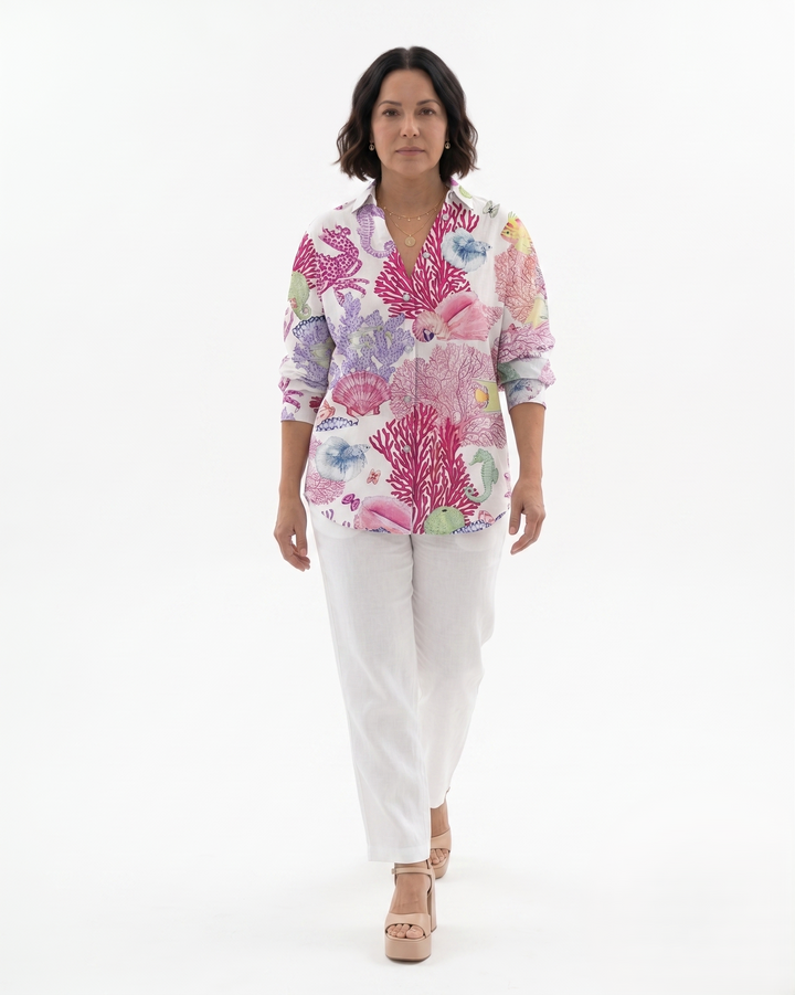Siopie | Women’s Printed Long Sleeve Shirt