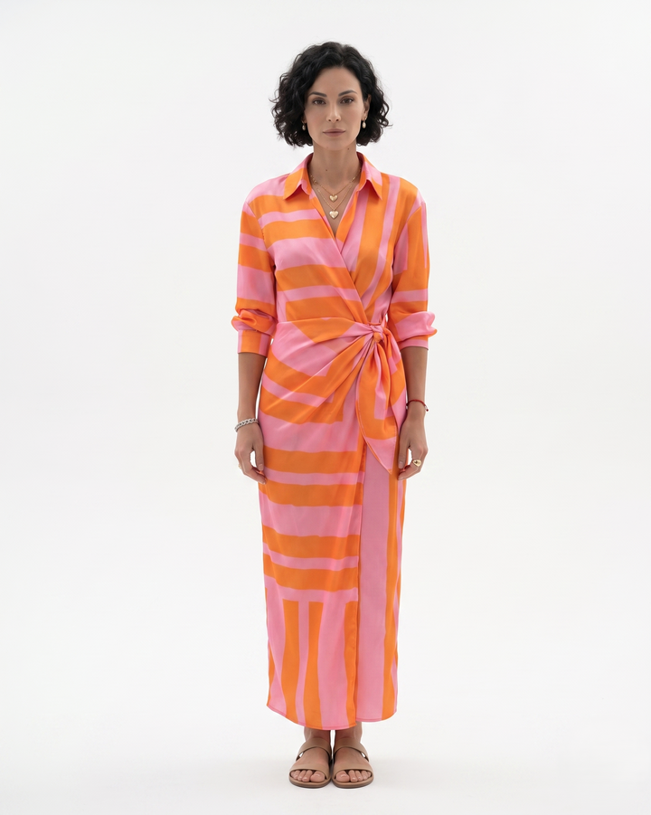Siopie | Women’s Printed Wrap Dress