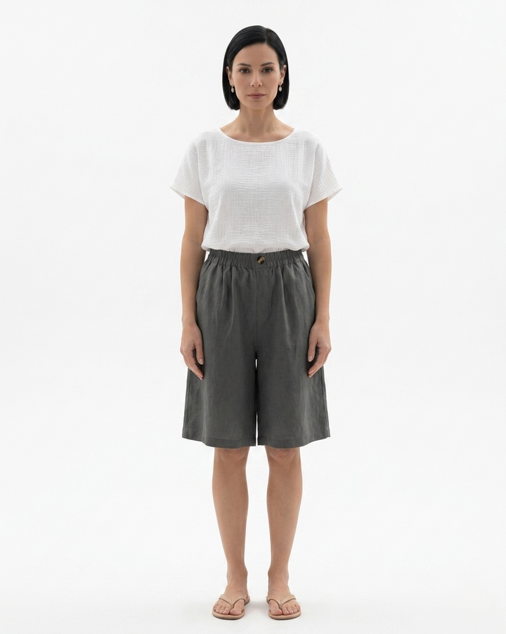 Siopie | Women’s Relaxed Fit Culotte Shorts