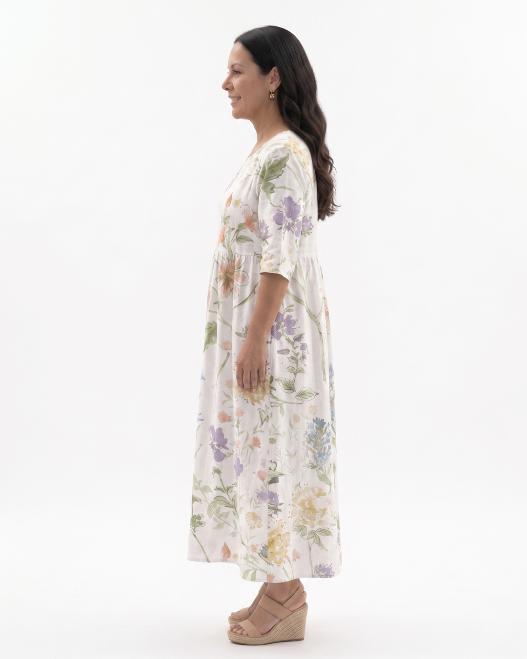 Siopie | Women’s Relaxed Fit Floral Midi Dress