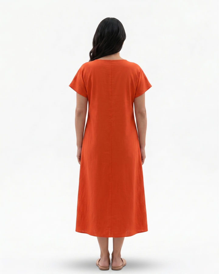 Siopie | Women’s Relaxed Fit Smock Dress