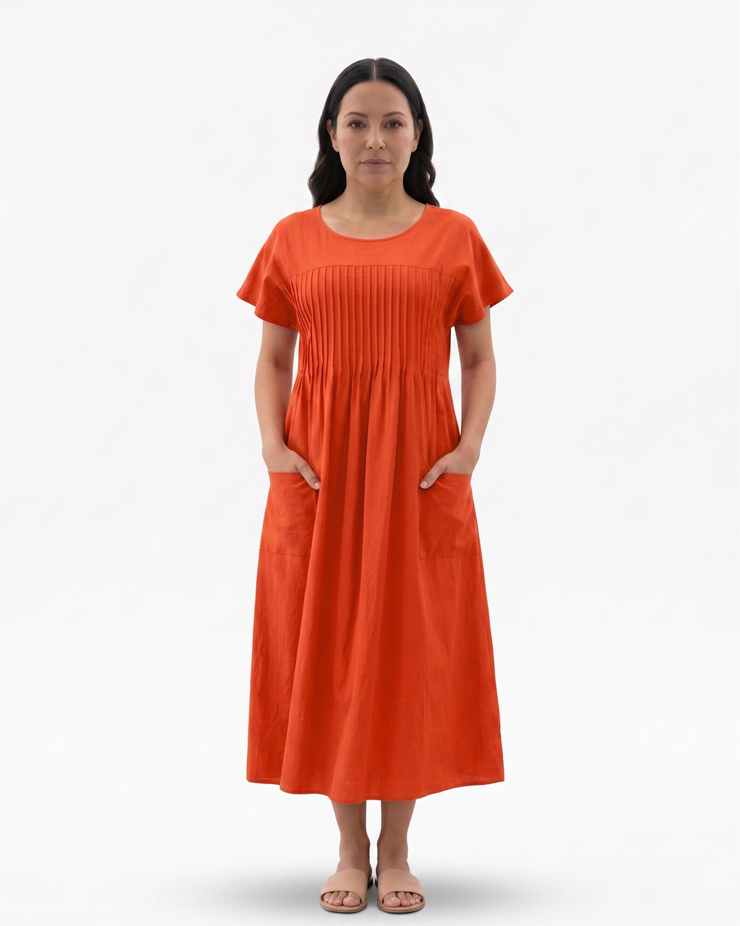Siopie | Women’s Relaxed Fit Smock Dress