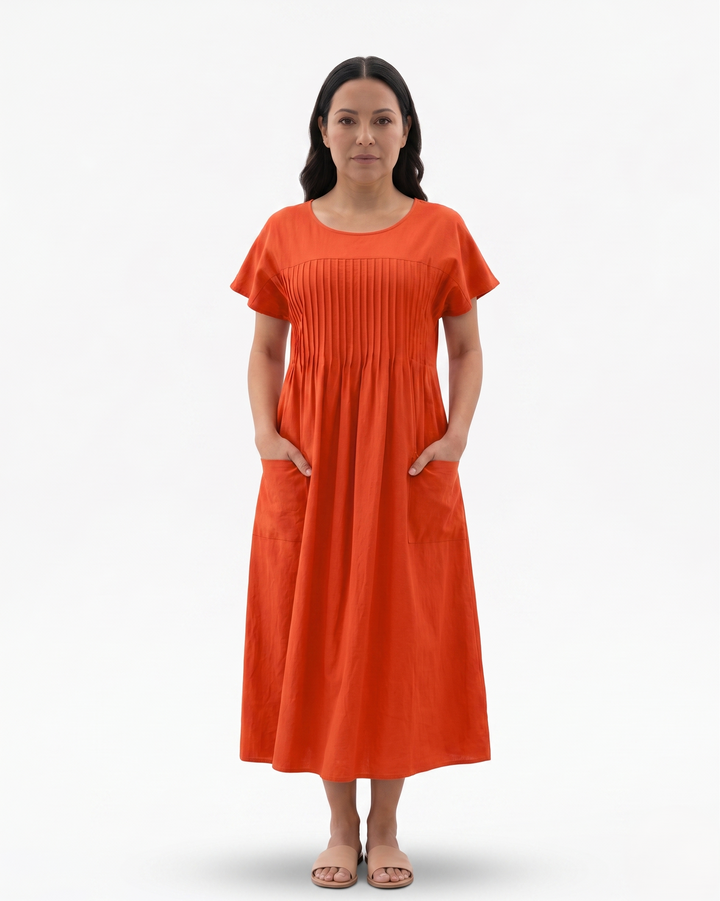Siopie | Women’s Relaxed Fit Smock Dress