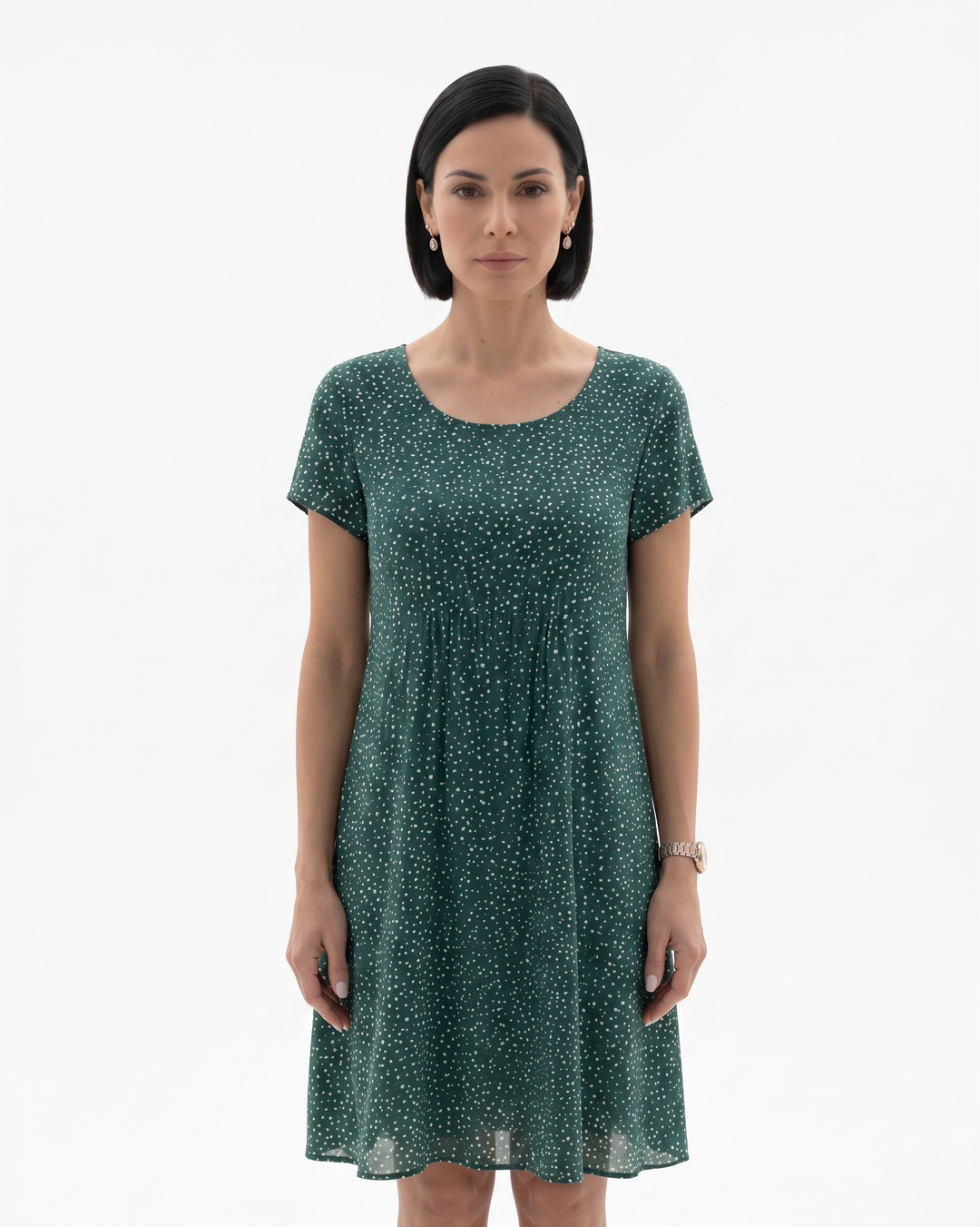 Siopie | Women’s Short Sleeve Printed Dress