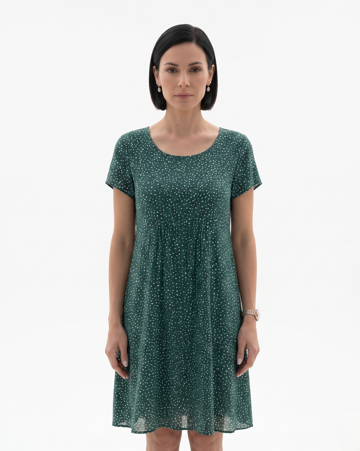 Siopie | Women’s Short Sleeve Printed Dress