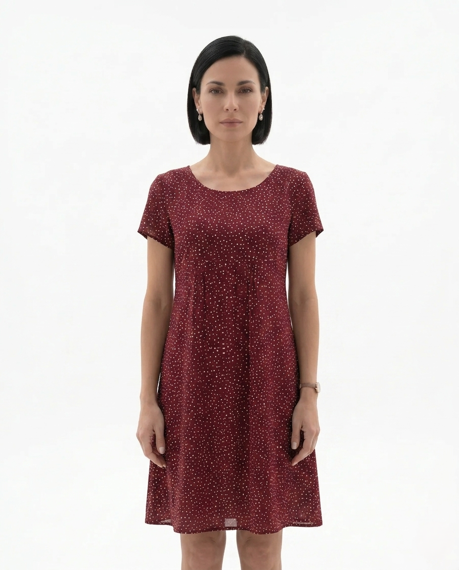 Siopie | Women’s Short Sleeve Printed Dress
